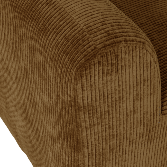 Woood Mojo Base Eetbank 164 Cm Rugleuning Rib Honinggeel [FSC]
