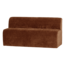 Woood Mojo Base Eetbank 164 Cm Rugleuning Rib Roestbruin [FSC]