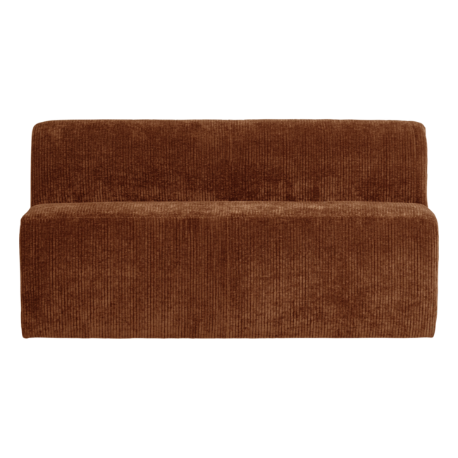 Woood Mojo Base Eetbank 164 Cm Rugleuning Rib Roestbruin [FSC]