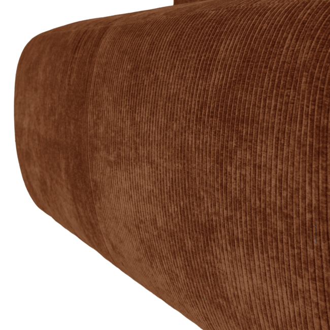 Woood Mojo Base Eetbank 164 Cm Rugleuning Rib Roestbruin [FSC]