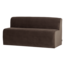 Woood Mojo Base Eetbank 164 Cm Rugleuning Velvet Bruin [FSC]