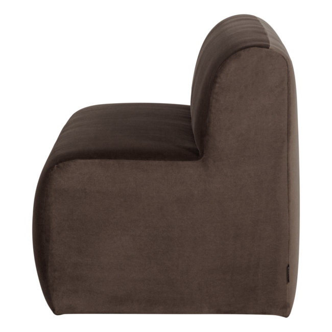 Woood Mojo Base Eetbank 164 Cm Rugleuning Velvet Bruin [FSC]