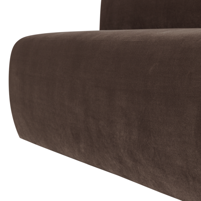 Woood Mojo Base Eetbank 164 Cm Rugleuning Velvet Bruin [FSC]