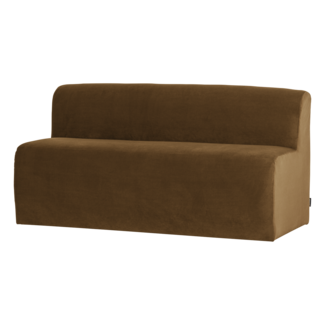 Woood Mojo Base Eetbank 164 Cm Rugleuning Velvet Honinggeel [FSC]