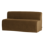 Woood Mojo Base Eetbank 164 Cm Rugleuning Velvet Honinggeel [FSC]