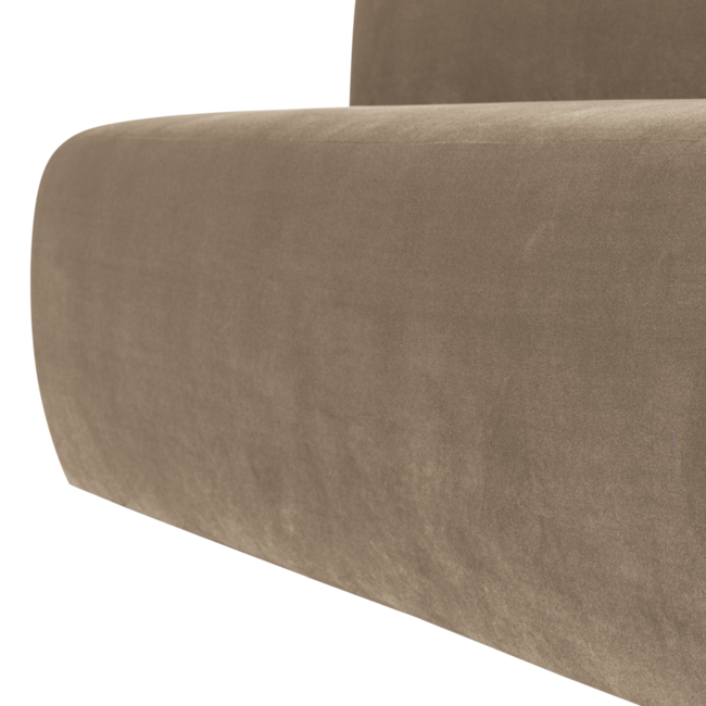 Woood Mojo Base Eetbank 164 Cm Rugleuning Velvet Khaki [FSC]