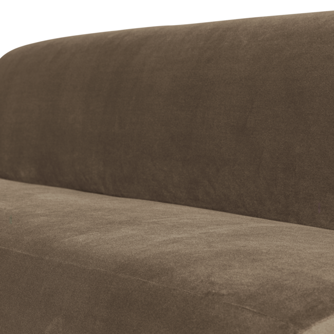 Woood Mojo Base Eetbank 164 Cm Rugleuning Velvet Taupe [FSC]