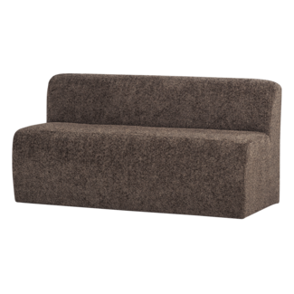 Woood Mojo Base Eetbank 164 Cm Rugleuning Wollig Bruin [FSC]