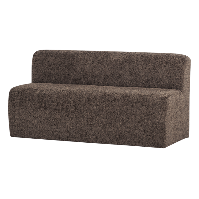 Woood Mojo Base Eetbank 164 Cm Rugleuning Wollig Bruin [FSC]
