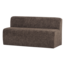 Woood Mojo Base Eetbank 164 Cm Rugleuning Wollig Bruin [FSC]