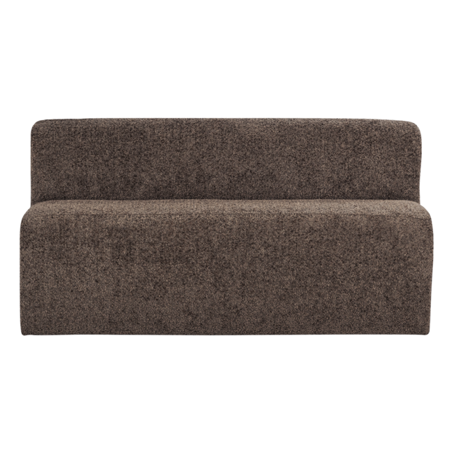 Woood Mojo Base Eetbank 164 Cm Rugleuning Wollig Bruin [FSC]