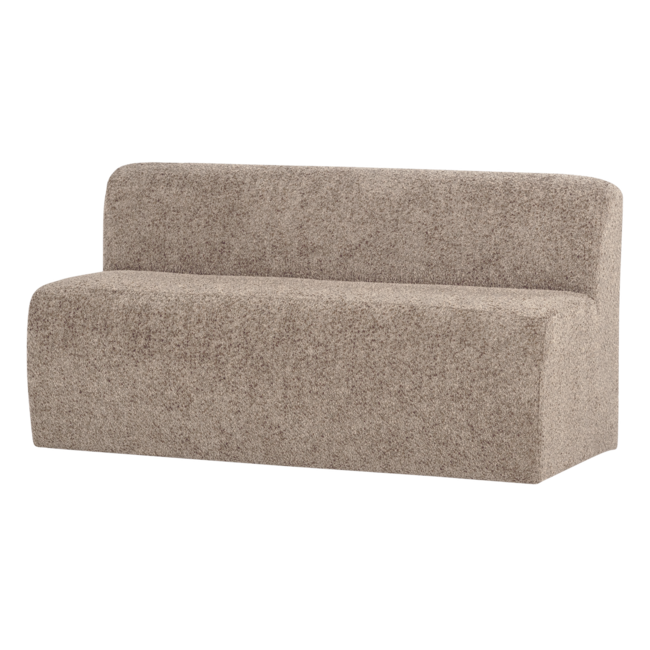 Woood Mojo Base Eetbank 164 Cm Rugleuning Wollig Donkerzand [FSC]