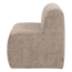 Woood Mojo Base Eetbank 164 Cm Rugleuning Wollig Donkerzand [FSC]