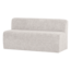 Woood Mojo Base Eetbank 164 Cm Rugleuning Wollig Ecru [FSC]