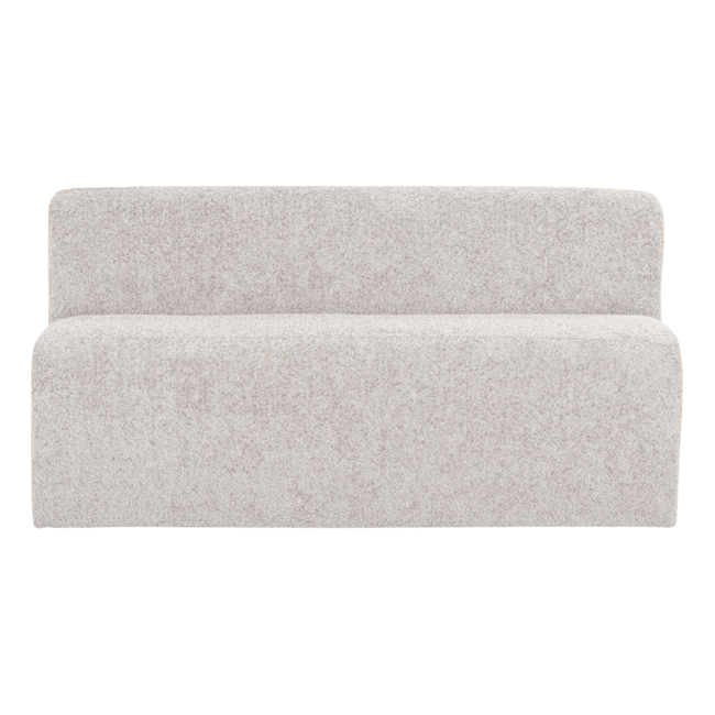 Woood Mojo Base Eetbank 164 Cm Rugleuning Wollig Ecru [FSC]