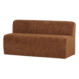 Woood Mojo Base Eetbank 164 Cm Rugleuning Wollig Roestbruin [FSC]