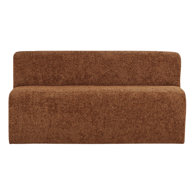 Woood Mojo Base Eetbank 164 Cm Rugleuning Wollig Roestbruin [FSC]