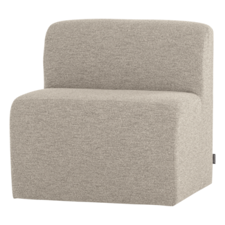 Woood Mojo Base Eetbank 84 Cm Rugleuning Boucle Beige [FSC]