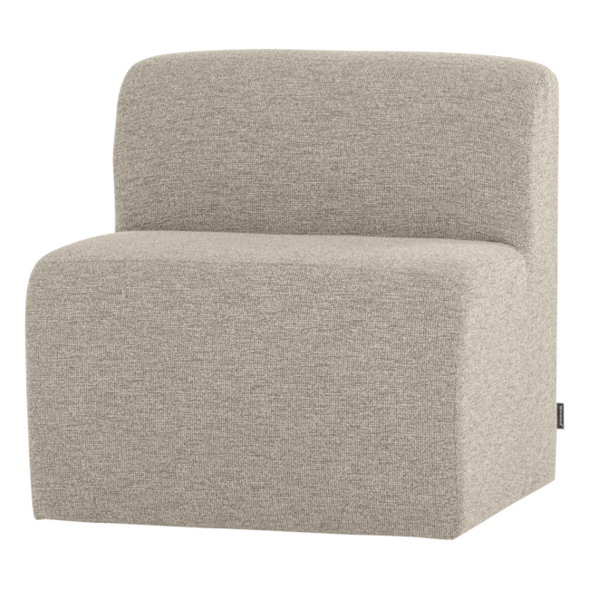 Woood Mojo Base Eetbank 84 Cm Rugleuning Boucle Beige [FSC]