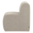 Woood Mojo Base Eetbank 84 Cm Rugleuning Boucle Beige [FSC]