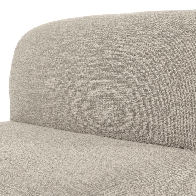 Woood Mojo Base Eetbank 84 Cm Rugleuning Boucle Beige [FSC]