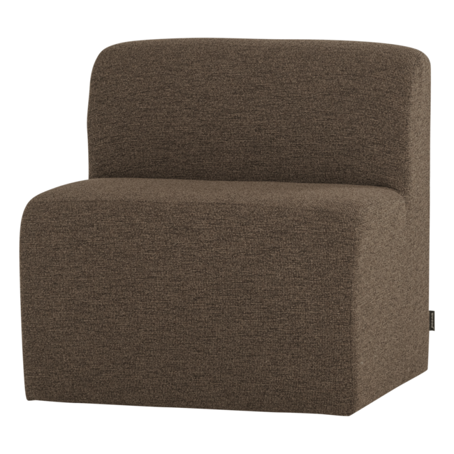 Woood Mojo Base Eetbank 84 Cm Rugleuning Boucle Bruin [FSC]