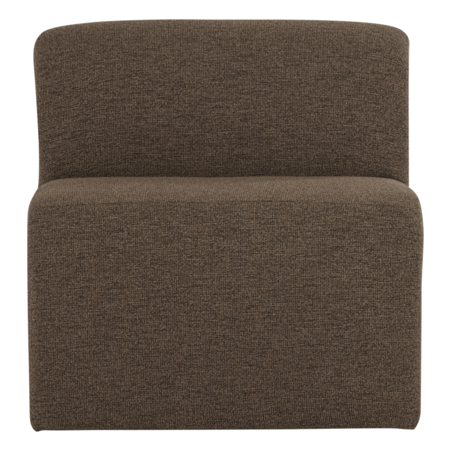 Woood Mojo Base Eetbank 84 Cm Rugleuning Boucle Bruin [FSC]