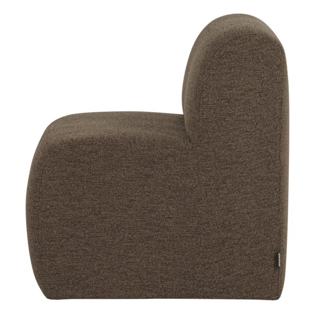 Woood Mojo Base Eetbank 84 Cm Rugleuning Boucle Bruin [FSC]