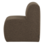 Woood Mojo Base Eetbank 84 Cm Rugleuning Boucle Bruin [FSC]