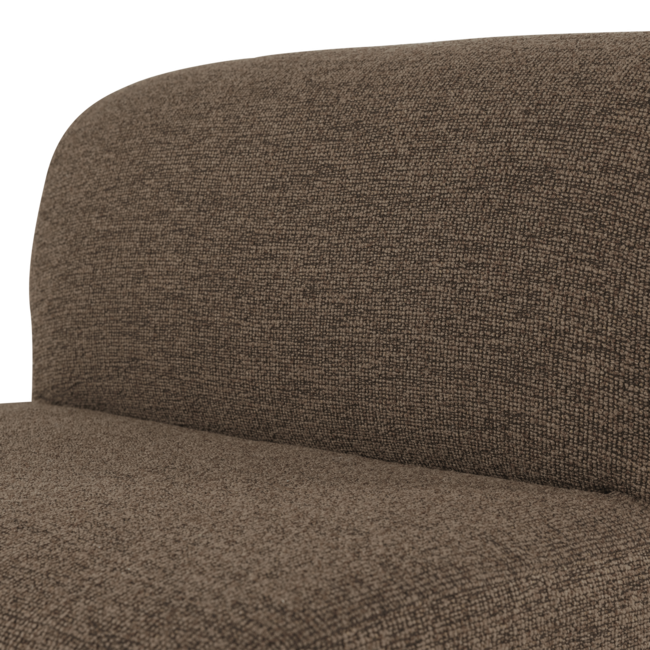 Woood Mojo Base Eetbank 84 Cm Rugleuning Boucle Bruin [FSC]