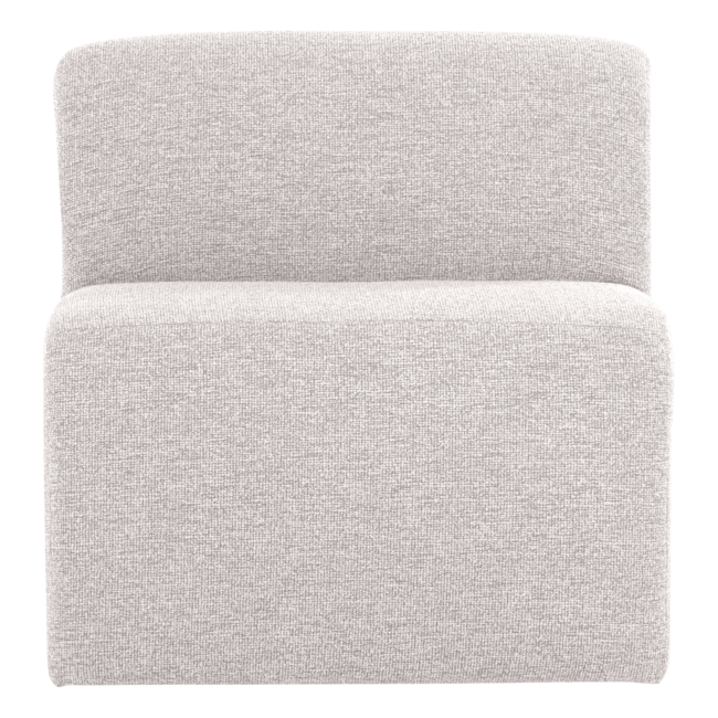 Woood Mojo Base Eetbank 84 Cm Rugleuning Boucle Ecru [FSC]