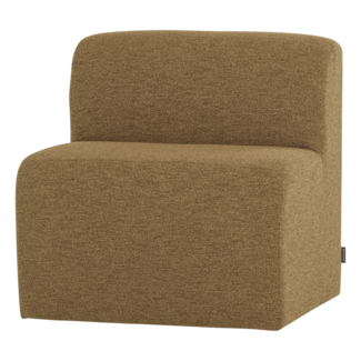 Woood Mojo Base Eetbank 84 Cm Rugleuning Boucle Geel/Bruin [FSC]