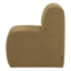 Woood Mojo Base Eetbank 84 Cm Rugleuning Boucle Geel/Bruin [FSC]