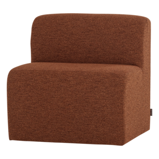 Woood Mojo Base Eetbank 84 Cm Rugleuning Boucle Roestbruin [FSC]