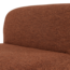 Woood Mojo Base Eetbank 84 Cm Rugleuning Boucle Roestbruin [FSC]