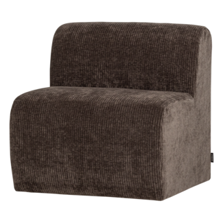 Woood Mojo Base Eetbank 84 Cm Rugleuning Rib Bruin [FSC]