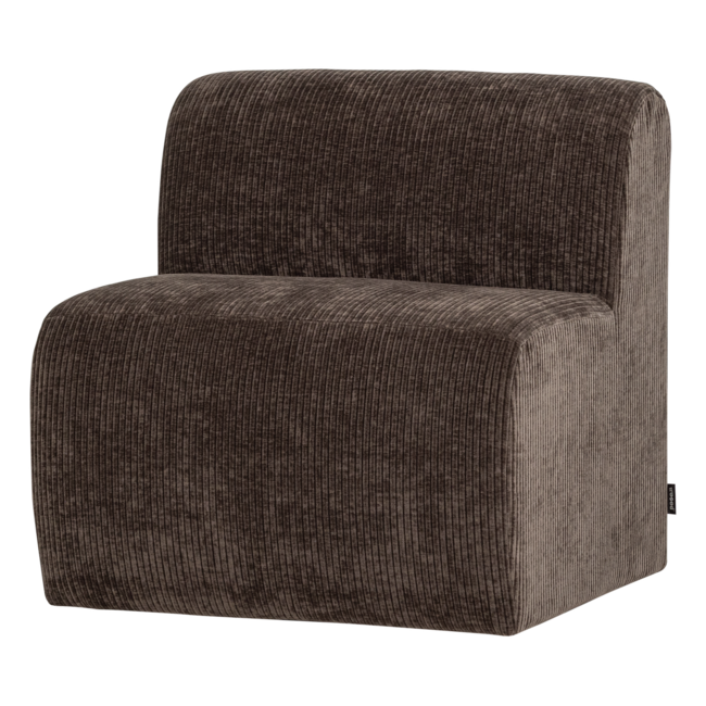 Woood Mojo Base Eetbank 84 Cm Rugleuning Rib Bruin [FSC]
