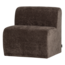 Woood Mojo Base Eetbank 84 Cm Rugleuning Rib Bruin [FSC]