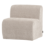 Woood Mojo Base Eetbank 84 Cm Rugleuning Rib Ecru [FSC]