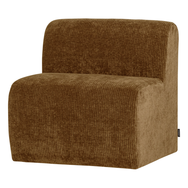 Woood Mojo Base Eetbank 84 Cm Rugleuning Rib Honinggeel [FSC]