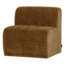 Woood Mojo Base Eetbank 84 Cm Rugleuning Rib Honinggeel [FSC]