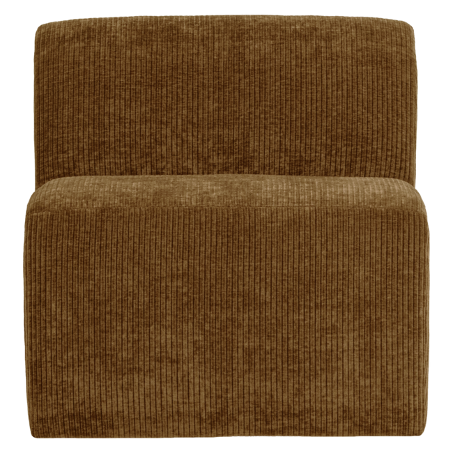 Woood Mojo Base Eetbank 84 Cm Rugleuning Rib Honinggeel [FSC]
