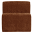 Woood Mojo Base Eetbank 84 Cm Rugleuning Rib Roestbruin [FSC]