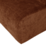 Woood Mojo Base Eetbank 84 Cm Rugleuning Rib Roestbruin [FSC]