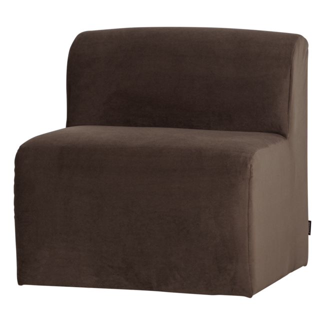 Woood Mojo Base Eetbank 84 Cm Rugleuning Velvet Bruin [FSC]