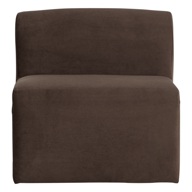 Woood Mojo Base Eetbank 84 Cm Rugleuning Velvet Bruin [FSC]