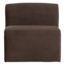 Woood Mojo Base Eetbank 84 Cm Rugleuning Velvet Bruin [FSC]