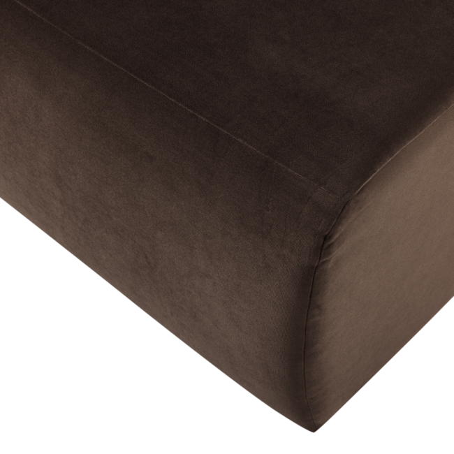 Woood Mojo Base Eetbank 84 Cm Rugleuning Velvet Bruin [FSC]