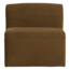 Woood Mojo Base Eetbank 84 Cm Rugleuning Velvet Honinggeel [FSC]