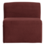 Woood Mojo Base Eetbank 84 Cm Rugleuning Velvet Kastanjebruin[Fsc]